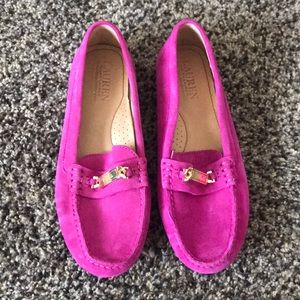 Ralph Lauren hot pink loafers